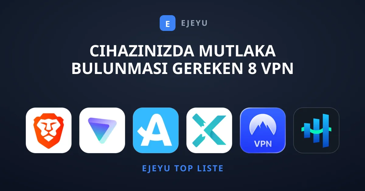 Cihazınızda Mutlaka Bulunması Gereken 8 VPN Uygulaması